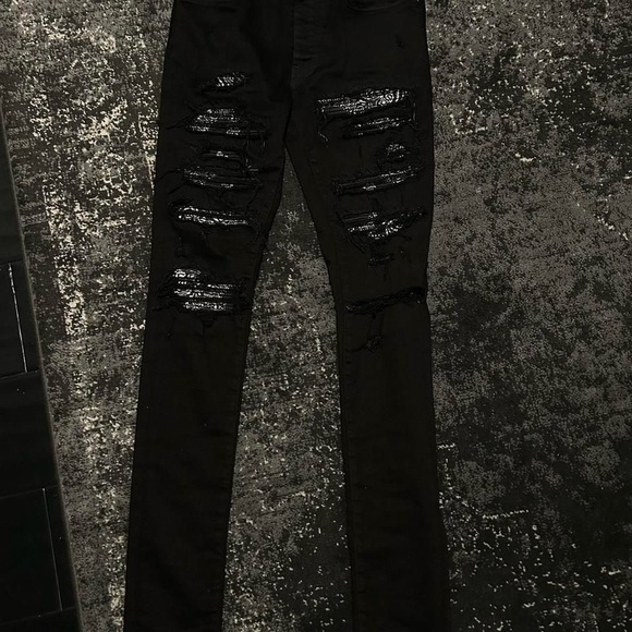 Stylish Black Distressed Men Jeans